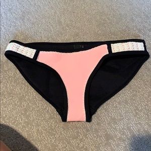 TRIANGL PINK CROCHET BIKINI BOTTOMS